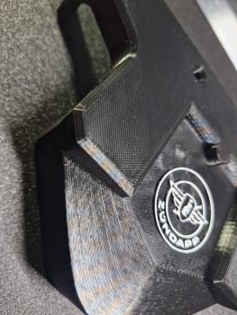 Zündapp Lenkerabdeckung 537-13.104 mit weißem Flügelemblem